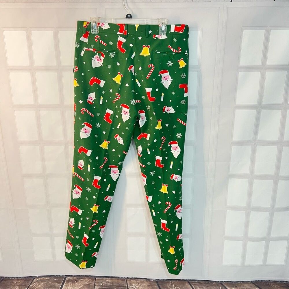 Opposuits Santaboss green Christmas holiday suit size 44 - Picture 11 of 13